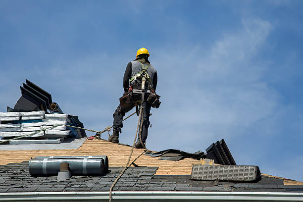 Professional Metal Roofing technician working in Moravia, NY